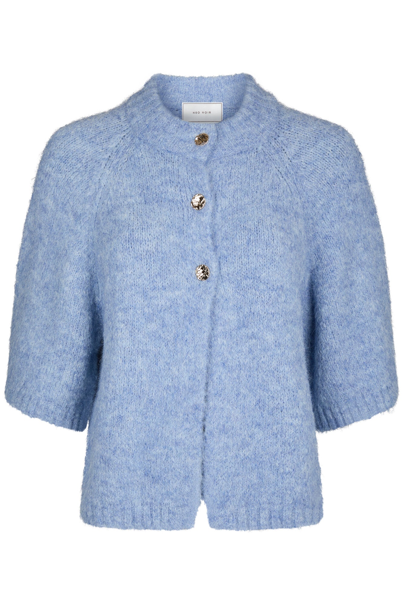 Benuta Fluffy cardigan - Dusty Blue